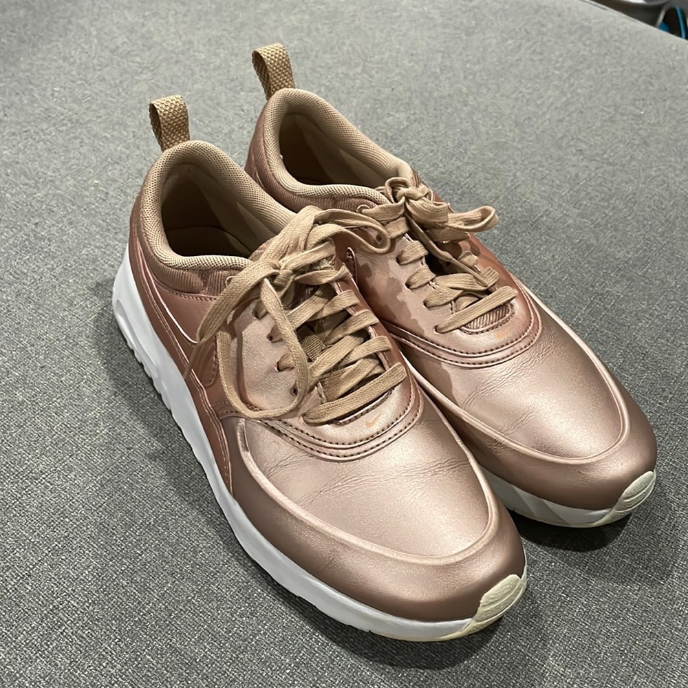 Nike Rose Gold Thea Sneaker Size 8